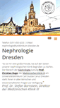 Mobile Screenshot of nephrologie-dresden.org