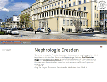 Tablet Screenshot of nephrologie-dresden.org
